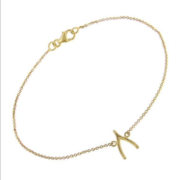 Jennifer Meyer Jewelry - 18k gold Jennifer Meyer wishbone bracelet